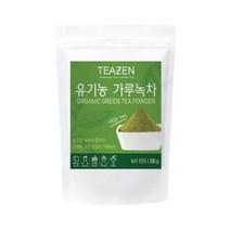 티젠 유기농 가루 녹차 100g