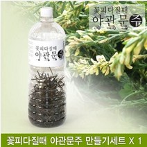 야관문곷피다질때 야관문주 만들기세트/야관문/담금주/담금주만들기/야관문주/누리보듬/담금주키트/신혼집들이선물, 꽃피다질때 야관문주 만들기 세트