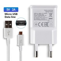 고속 충전기 무선 빠른 충전 벽 갤럭시 S21 S10 + S20 S9 S8 S7 S6 S5 S4 Note3 A3 A5 A7 J5 J7 M13, 03 5V2A EU and USB