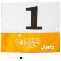 아식스(asics) 그라운드 골프 깃발 GGG069 GGG069 옐로우 1, 01 옐로우_08 8