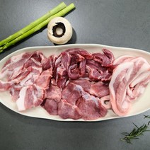 드피그 뒷고기모듬500g 1kg(냉장) 슬라이스 국내산 돼지고기 특수부위 김해뒷고기 구이용, 슬라이스 타입 500g