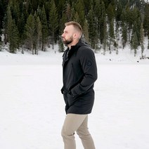 Alpine North 남성용 드로스트링 우비 - 경량 DWR 발수성 방풍.. 정품보장