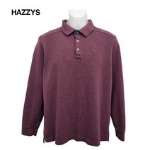 헤지스 기본로고 데일리 남성 카라 긴팔티 110