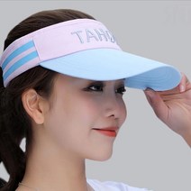 골프 충전모자, 하늘색