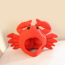 파티팡 큐티 후드모자 공룡 티라노, 꽃게모자, 1개