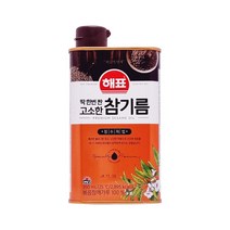 [사조] 해표 고소한 참기름 350ml X 3병 /참깨기름, 3개