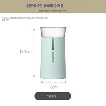 DFMEI 수저통 벽걸이 물빠짐 식기 선반 수저 수납함, 두툼한 쌍통【다크나이트 그린】, 【대면 스타일】