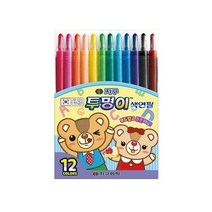 지구화학 투명이 색연필 6p, 12색
