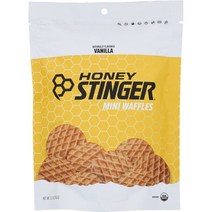 허니 스팅거 Honey Stinger 유기농 건강 스낵 미니 와플 바닐라 5.3oz 봉지