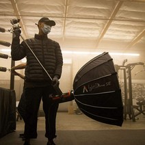 호환 가능 Aputure-라이트 돔 SE 경량 휴대용 소프트박스 플래시 디퓨저 아마란 100D/X 300DII 120DII 보, 한개옵션0