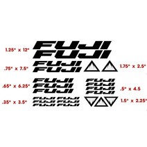 후지 자전거 프레임 호환 비닐 컷 스티커 데칼 색상, 02 WHITE
