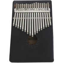 휴대용 17 키 Kalimba Mbira Pocket Thumb 연주하기 쉽다 Color Wood, [04] 블랙