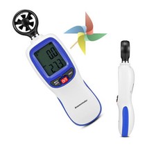 휴대용 풍향기 디지털 풍속계 게이지 온도 측정기, 상세페이지 참조