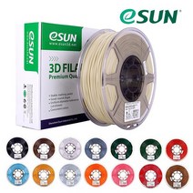 esun 정품 3D 프린터 PLA+필라멘트 1.75mm 1KG, Light blue