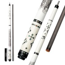 카본큐대 Jflowers 스타 탄소 당구 풀 큐 스틱 기술 탄소 섬유 샤프트 12 3mm 팁 리얼 인레이 388 방사형 핀 큐 스틱 키트, a, 12.3mm, 화이트 스타 e