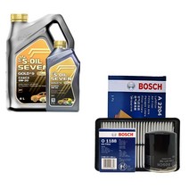 그랜드 스타렉스 디젤 세븐골드 C2/C3 5W30(7L) 엔진오일세트 1188-2204, 7000ml, 1개