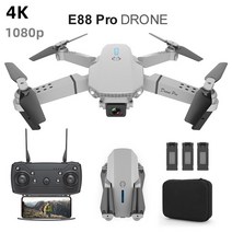 RC 헬기 헬리캠 초소형 입문 드론 e88 pro quadcopter 헬리콥터 drone 4k hd wifi fpv drone 1080p camera foldable dron, 장애물 회피