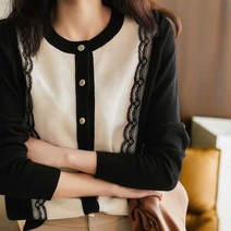 레이스 가디건 러블리 여성룩 79