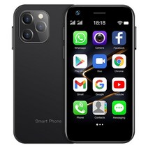핸드폰 싸게 사는 법 soyes xs12 저녁 식사 미니 4g lte 스마트폰 3gb 64gb android 9 0 wifi mobile phone hotspot pocket, 8GB tf 카드 추가, 3GB 32GB 블랙