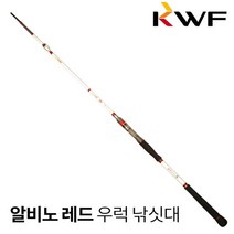 강원산업 알비노레드 우럭 열기 낚싯대 240 선상 루어낚시 대, 단품