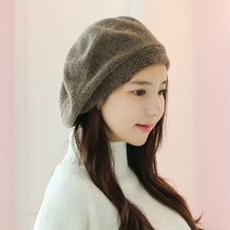 체리플로피 겨울 비니 모자 울 꼭지 니트 베레모