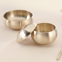 (화담)명인명품 방짜유기 신옥식기세트_신옥식기+뚜껑+신옥대접/선물/각인/항균력 99.9% 건강한 식기