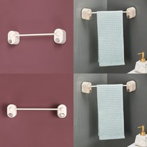 코너 벽면 접착식 수건걸이 30CM 아이보리 욕실타올걸이 수건걸이 수건걸이교체