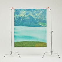 포토제니아굿즈 [ 단독] 스위스 레이크 샤워 커튼