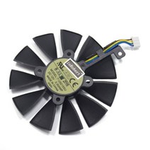 그래픽 카드 냉각 팬 교체품 ASUS GTX 1060ti 1060 1070 RX 470 570 580 T129215SU 쿨러 87MM, CHINA_T129215SU 4pin