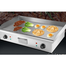 가스 철판 부침기 상업용 휴게소 그릴 스텐 주방 용품, 전기 1.5kw 그릴 판 36×36CM