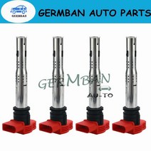 자동차 점화플러그 코일 06e905115e 왼쪽 모서리 4x 07k905715f vw touareg aud a4 s4 a5 a6 s6 alroad a7 a8 q5 q7 r8, 없음