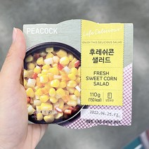 피코크 후레쉬 콘샐러드 110g x 3개, 종이박스포장
