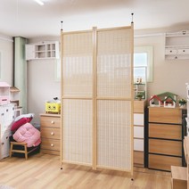 뉴트로 스윙 원목 가벽 파티션 한 폭 60cm 현관 중문 거실 주방 공간분리 높은파티션, 1단(2600초과 추가금 포함)