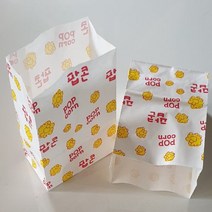 금강월드 팝콘봉투 (소) 100장, 혼합색상, 100개