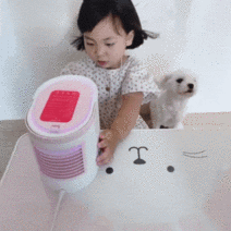 나의센스 아기 미니냉풍기 강력추천, 핑크