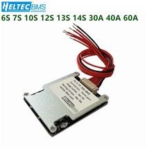 wholesale 6s 7s 10s 13s 12s 14s 30a 40a 60a bms 밸런스 보드 18650 36v 24v 48v 전기 자전거 전기 도구 1200w 이내, 10초 30a 3.7v 동일