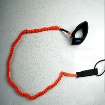 서핑 리쉬 보드 카이트 의 탄성 및 개폐식 가죽 끈 다리 로프, 주황색, 주황색