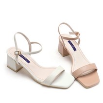 [AK PLAZA] [세라]SAERA S21S400 샌들 핑크 화이트 5CM