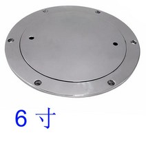 4인치/6 인치 스테인레스 스틸 보트 액세스 해치 커버 검사 총검 해양 방수 데크 플레이트 1 개, 02 6inch