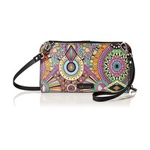 삭루트 라지 코팅 캔버스 스마트폰 크로스바디백