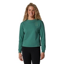 Mountain Hardwear 여성용 표준 KEA Earth 긴소매 티셔츠 민트 손바닥 미디엄