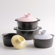 계란찜 미니 1인 도자기 찌개 하이라이트 직화 뚝배기 냄비계란찜뚝배기 계란찜냄비 미니뚝배기 도자기냄비 찌개냄비 하이라이트뚝배기 1인뚝배기 뚝배기냄비 도, 파스텔 뚝배기 찜기