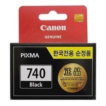 캐논 캐논 PG-740 CL-741 PG-740XL CL-741XL 정품잉크, 1개, 3. 정품 PG-740 검정 8ml