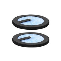 광 자동차 공기 청정기 음이온 1200Mah HEPA 필터 PM2.5 연기 제거기 USB 산소 실내 신선한 용품, 02 2pcs Filter, 2pcs Filter