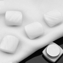 1P 블라우스 자석 여밈 옷핀 스냅 단추 매너 브로치 포인트 오픈방지 사각흰색