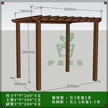 조립식 파고라 야외 정자 만들기 제작 옥상 원두막 3m 4m 5m 6m, A.3mx 2mx2m(길이x폭x높이)