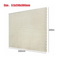 보석 티타늄 메쉬 내열성 제작 도금 가공 도구 0.5x50x165mm 1 개, [06] 0.5x200x300mm