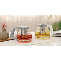 차망 티포트 열탕용 유리 차포트 750ml 보이차티팟 보이차주전자 유리티팟 홍차티포트 글라스티포트 티포터