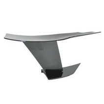 문콕 범퍼 가드 자동차 앞 립 핀 스플리터 스포일러 카나드 스티커 광택 블랙 스타일링 액세서리, Glossy black