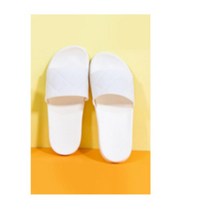 대학원 실험실 발편하고 조용한 화이트 슬리퍼 2개 실내 거실 소품